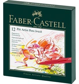Bút cọ Pitt Artist Studio Box, B, 12 Màu